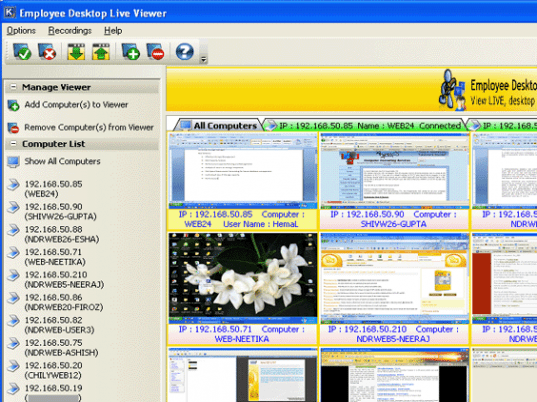 Network Activity Monitoring Screenshot 1