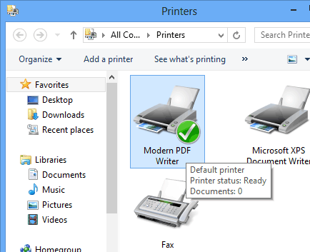 Modern PDF Writer Screenshot 1