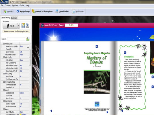 A-PDF to Flipbook (Flip PDF) Screenshot 1