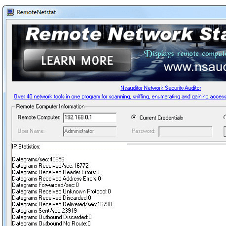 RemoteNetstat Screenshot 1