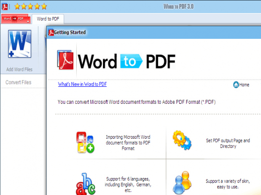 Office Word to PDF Screenshot 1