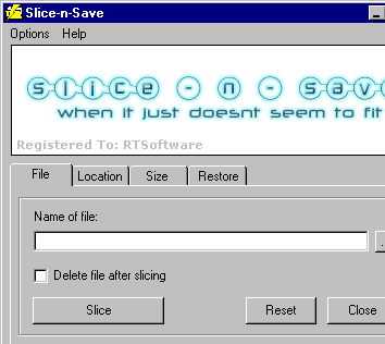 Slice-n-Save Screenshot 1