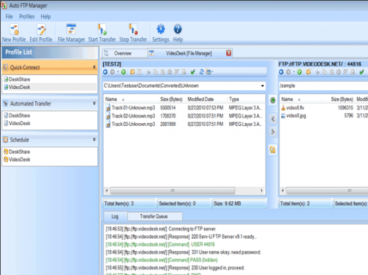 Auto FTP Manager Screenshot 1