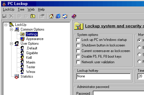 PC LockUp Screenshot 1