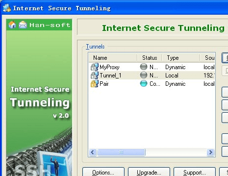 Internet Secure Tunneling Screenshot 1