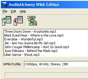 AudioAlchemy WMA Edition Screenshot 1