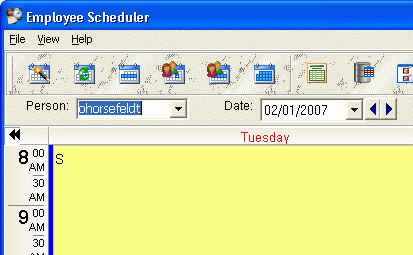 CyberMatrix Employee Scheduler Screenshot 1
