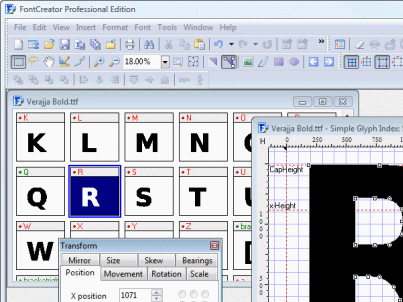 Font Creator Home Edition Screenshot 1
