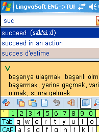 LingvoSoft Talking Dictionary English <-> Turkish for Pocket PC Screenshot 1
