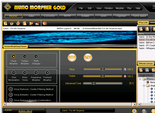 AV Music Morpher Gold Screenshot 1