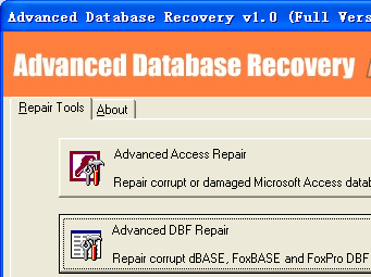 Advanced Database Recovery Screenshot 1