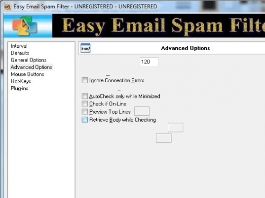Easy Email Spam Filter Screenshot 1