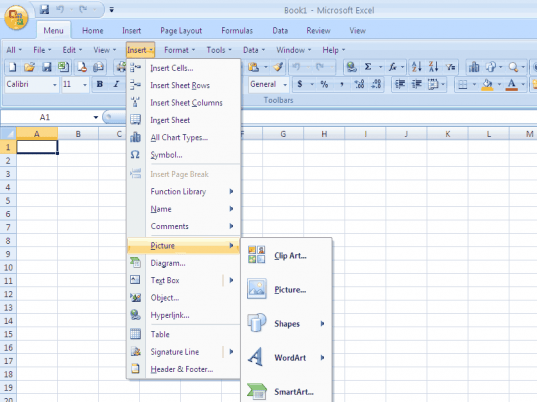 Classic Menu for Excel 2007 Screenshot 1