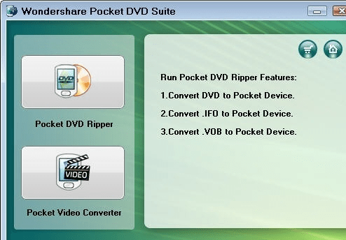 Wondershare Pocket DVD Suite Screenshot 1