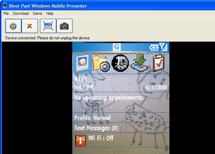 River Past Windows Mobile Presenter Screenshot 1