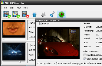 ABC 3GP/MP4 Converter Screenshot 1