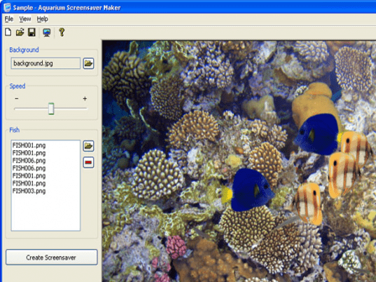 Aquarium Screensaver Maker Screenshot 1