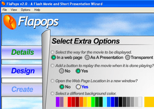 FlaPops - Flash Intro Builder Screenshot 1