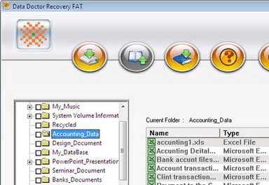 Windows FAT Files Rescue Software Screenshot 1