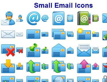 Small Email Icons Screenshot 1