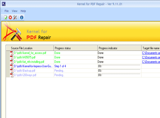 Repair PDF Screenshot 1