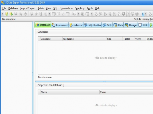 SQLite Expert Professional Screenshot 1