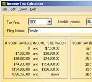 Income Tax Calculator Screenshot 1