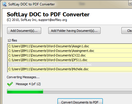 SoftLay Doc to PDF Screenshot 1