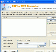 PDF to DWG Converter 9.11.5 Screenshot 1