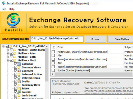 Open EDB Database Screenshot 1