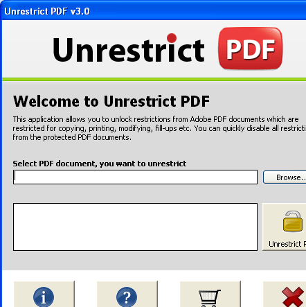 Remove PDF Print Protection Screenshot 1