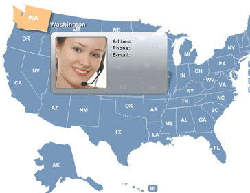 USA Map Locator Screenshot 1