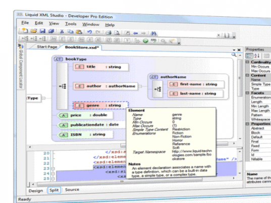 Liquid XML Studio (Free XML/XSD Editor) Screenshot 1