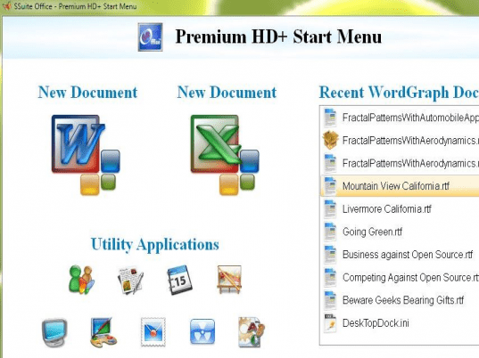 SSuite Office Premium HD+ Screenshot 1