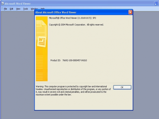 Microsoft Office Word Viewer Screenshot 1