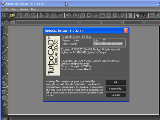 TurboCAD Deluxe Screenshot 1