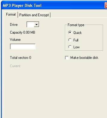 MP3 Player Utilities Screenshot 1