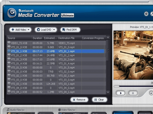 Daniusoft Media Converter Pro Screenshot 1