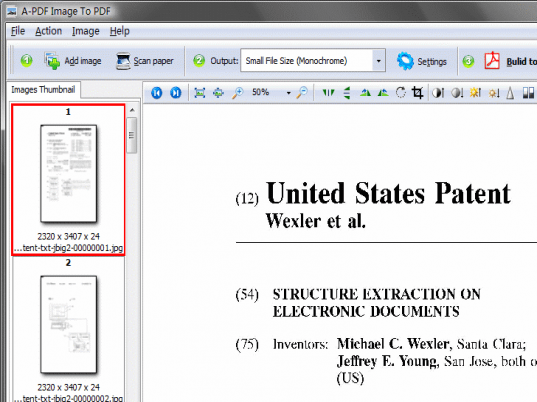A-PDF Image to PDF Screenshot 1
