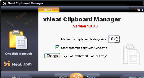 xNeat Clipboard Manager Screenshot 1