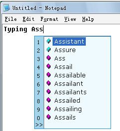 Typing Assistant (English) Screenshot 1