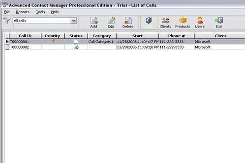 Advanced Contact Manager Enterprise Screenshot 1