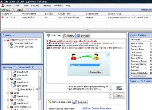 Free Live Help Software Screenshot 1