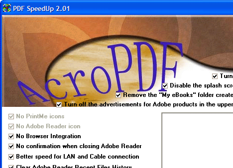 PDF SpeedUp Screenshot 1