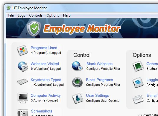 HT Employee Monitor Screenshot 1
