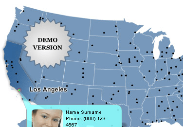 Zoom Map of USA Screenshot 1