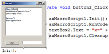 MacroScript SDK Screenshot 1