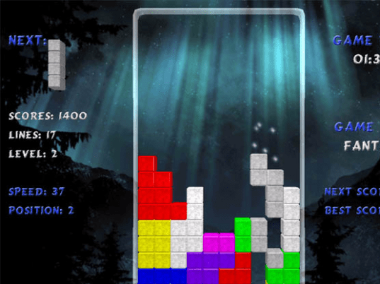 TERMINAL Tetris Screenshot 1