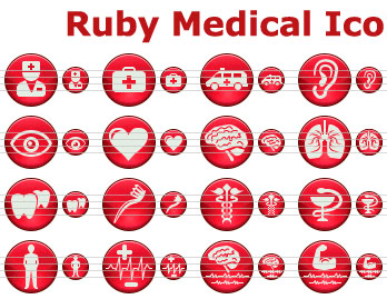 Ruby Medical Icons Screenshot 1