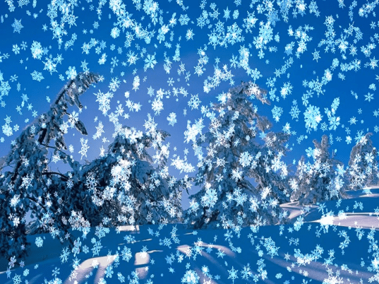 Animated Wallpaper: Snowy Desktop 3D Screenshot 1